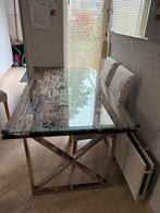 Eettafel, Huis en Inrichting, Ophalen, 50 tot 100 cm, Zo goed als nieuw, 150 tot 200 cm