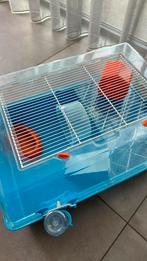 Ferplast hamsterkooi Mini Duna blauw oranje, Dieren en Toebehoren, Knaagdieren en Konijnen | Hokken en Kooien, Kooi, Minder dan 75 cm