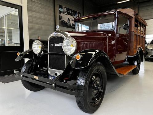 Citroën AC 4 (bj 1930), Auto's, Bestelauto's, Bedrijf, Te koop, Lederen bekleding, Citroën, Benzine, Geïmporteerd, Rood, Bruin