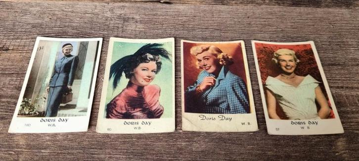 Doris Day Prenten - Set van 4, Verzamelen, Foto's en Prenten, Gebruikt, Prent, Overige onderwerpen, 1940 tot 1960, Ophalen of Verzenden