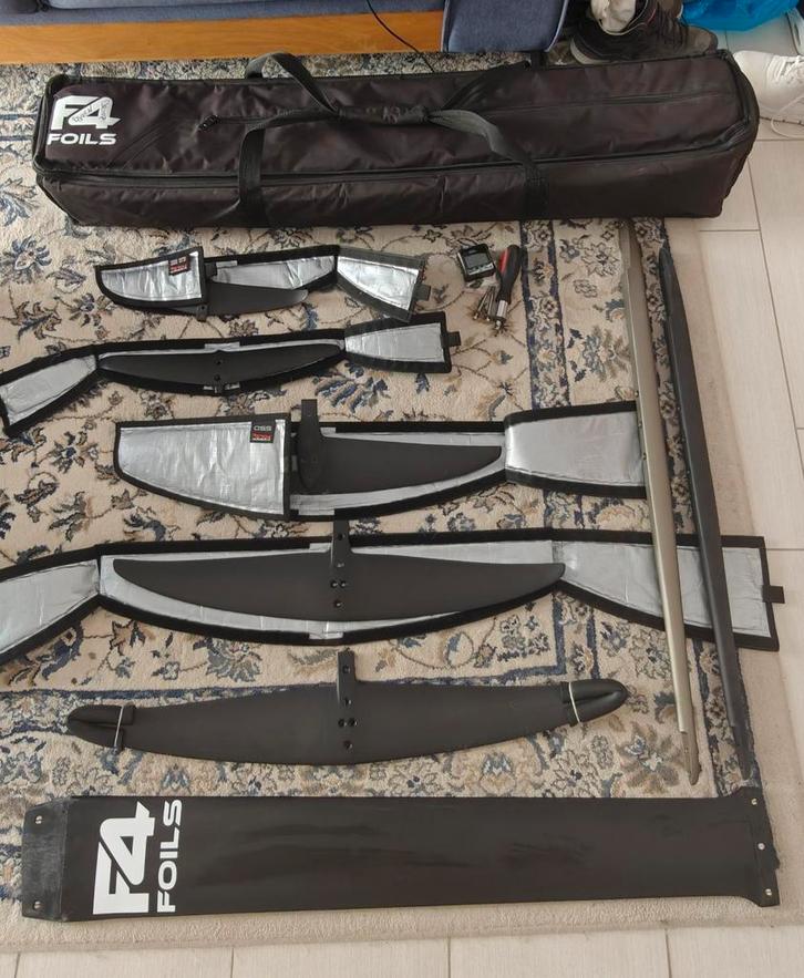 Complete F4 foil set carbon windsurf, Watersport en Boten, Windsurfen, Gebruikt, Ophalen of Verzenden