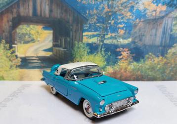 1:43 Ford Thunderbird Mk 1 closed hard top; Franklin Mint beschikbaar voor biedingen