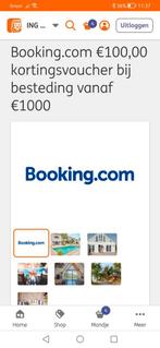€100,00 kortingsvoucher bij besteding vanaf €1000, Tickets en Kaartjes, Kortingen en Cadeaubonnen, Kortingsbon, Overige typen