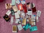 Partij samples testers parfum creme 33x, Ophalen of Verzenden, Zo goed als nieuw