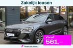 Audi e-tron Sportback 55 quattro S-Line Optiek 95 kWh Pano/M, Automaat, 12 maanden, Zwart, Origineel Nederlands