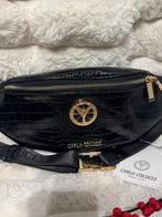 Nieuwe Carlo Colucci Buidel tas zwart slangen leer., Overige merken, Zwart, Nieuw, Ophalen of Verzenden