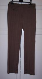 Broek pantalon Bruin met Streepje 36 H&M ( Jool ), H&M, Bruin, Verzenden, Zo goed als nieuw