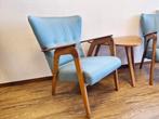 Vintage Fauteuils Set + Tafeltje - Prachtige Staat!, Huis en Inrichting, Fauteuils, Ophalen, Hout, Minder dan 75 cm, Vintage