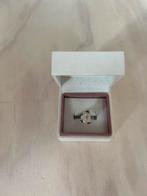 Pandora Zilveren Roos Ring, Ophalen of Verzenden, Zo goed als nieuw, 17 tot 18, Dame