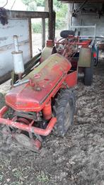 Pasquali 908 2-wiel tractor met grondfrees ploeg en originel, Tuin en Terras, Hand-tuingereedschap, Overige soorten, Gebruikt