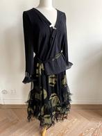 Rimini: Nieuwe, aparte set tulen rok én blouse. Maat L, Kostuum of Pak, Maat 42/44 (L), Nieuw, Ophalen of Verzenden