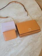 Coccinelle / Furla tas en portemonnee bruin oranje leer, Sieraden, Tassen en Uiterlijk, Tassen | Damestassen, Ophalen of Verzenden