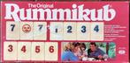 Rummikub met grote stenen, vintage, Ophalen of Verzenden, Zo goed als nieuw