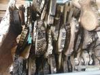 Gedroogde schijven zwarte walnoot stam en takken, Doe-het-zelf en Verbouw, Hout en Planken, Ophalen of Verzenden, Minder dan 25 mm