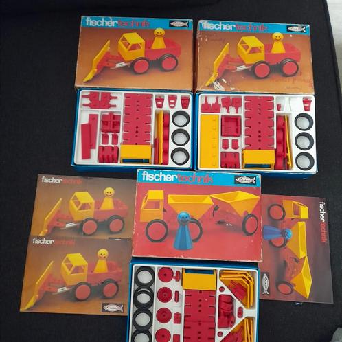Vintage Fischertechnik Bouwdozen - 3 Sets, Verzamelen, Speelgoed, Gebruikt, Ophalen of Verzenden
