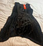 Rapp zwart velvet tuniek 44/46, Verzenden, Zo goed als nieuw, Zwart, Blouse of Tuniek