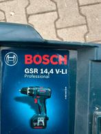 Bosch 14,4 volt accuboormachine, Ophalen of Verzenden, Gebruikt, Boor- en Schroefmachine, Variabele snelheid