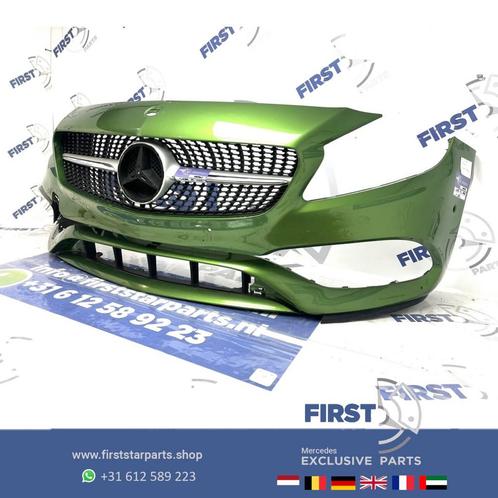W176 Facelift A45 AMG Voorbumper groen 2019 + Diamond gril o, Auto-onderdelen, Carrosserie en Plaatwerk, Bumper, Mercedes-Benz
