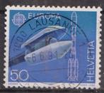 Zwitserland 1991 EUROPA Ruimtevaart Ariane raket, Verzenden, Gestempeld