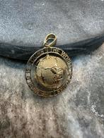 14k Gouden Hanger - The World is Yours, Ophalen of Verzenden, Nieuw, Goud, Overige voorstellingen