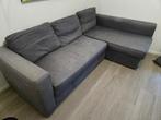 Hoek slaapbank, Ophalen, Gebruikt, Tweepersoons, 140 cm
