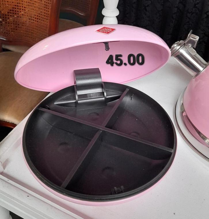 Mooie roze wesco trommel, Huis en Inrichting, Keuken | Potten en Pannen, Zo goed als nieuw, Ophalen of Verzenden