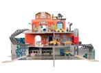 Houten speelgoed Garage met Trein en Accessoires, Ophalen of Verzenden, Nieuw, Overige typen