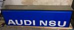 Audi - NSU dealer lichtreclame bord, Ophalen, Gebruikt, Lichtbak of (neon) lamp