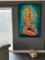 Een blikvanger, Brigitte Bardot, uniek schilderij, Ophalen