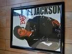 Michael Jackson poster in lijst., Verzamelen, Posters, Ophalen, Zo goed als nieuw