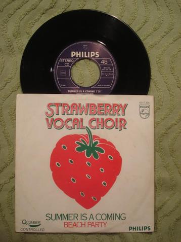 Strawberry Vocal Choir 7" Vinyl Single: ‘Summer is a coming’ beschikbaar voor biedingen