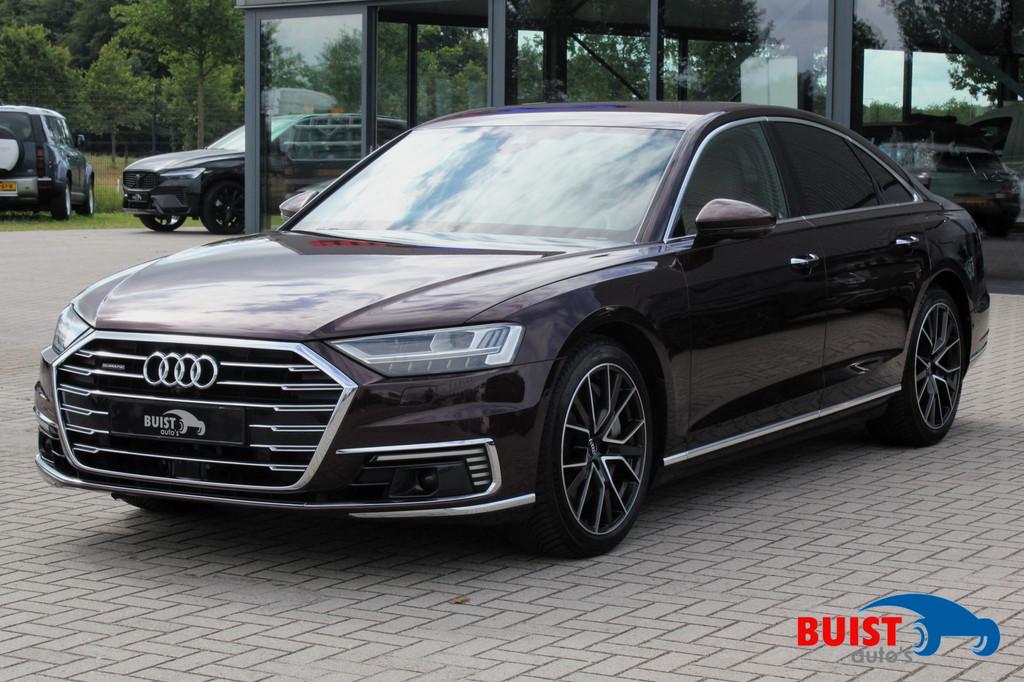 Audi A8 60 TFSIe 462pk quattro Pro Line Plus 20" LUCHTVERING, Auto's, Audi, Automaat, 2995 cc, Bedrijf, Vierwielaandrijving