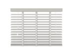 Wit houten horizontale jaloezie 150.2 x 131.2 cm, Ophalen, Zo goed als nieuw, Wit