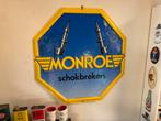MONROE schokbrekers oud reclamebord, Verzamelen, Ophalen, Reclamebord, Gebruikt, .