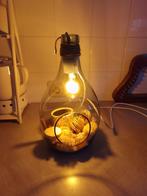 decofles met lamp, Huis en Inrichting, Led-lamp, E27 (groot), Zo goed als nieuw, Ophalen