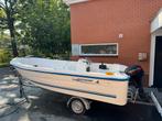PRIJSVERLAAGDQuicksilver 500 fish inclusief trailer en motor, Watersport en Boten, Ophalen, Gebruikt, Overige typen