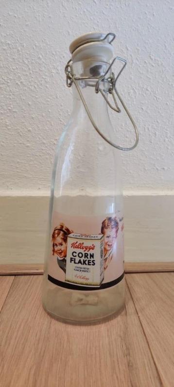 Kellogg's melkkannen melkkan glas karaf retro vintage