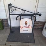Gerardus bier reclamebord groot uithangbord aan zware beugel, Ophalen, Gebruikt, Reclamebord