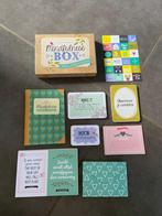 Mindfulness box met yoga en workout kaartjes, Verzenden, Zo goed als nieuw