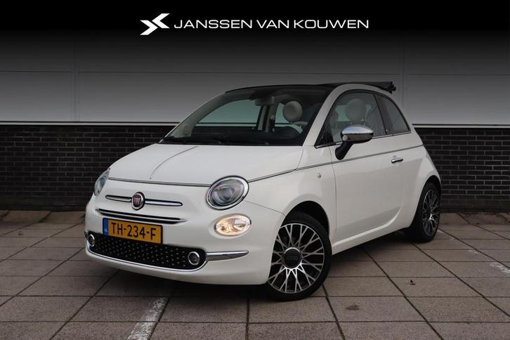 Fiat 500 C 0.9 TwinAir Turbo Collezione * Uniek * Navi * Cab, Auto's, Fiat, Bedrijf, Te koop, 500C, ABS, Airbags, Airconditioning