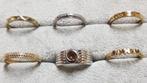 6 Melano ringen., Sieraden, Tassen en Uiterlijk, Zo goed als nieuw, 17 tot 18, Dame, Zilver