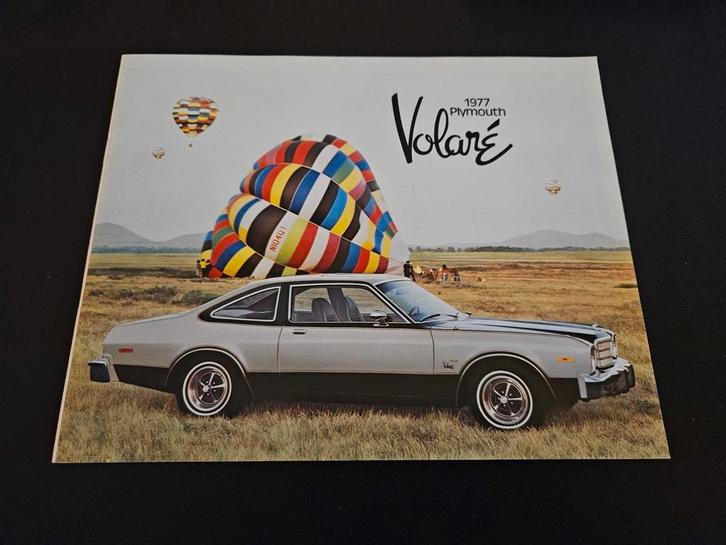 Brochure Plymouth Volaré 1977 USA, Boeken, Auto's | Folders en Tijdschriften, Zo goed als nieuw, Overige merken, Ophalen of Verzenden