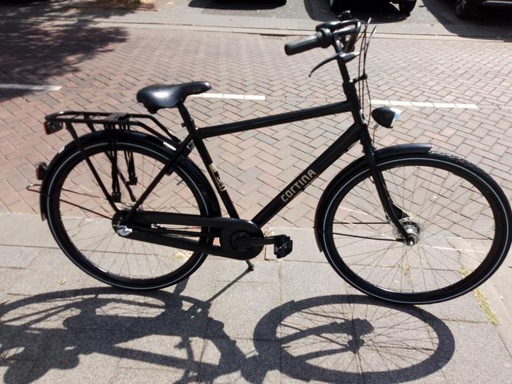 Cortina U1 h50 herenfiets, Fietsen en Brommers, Fietsen | Heren | Herenfietsen, Gebruikt, Overige merken, 49 tot 53 cm, Versnellingen