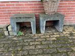 Betonnen tuinbankjes /  u elementen, Ophalen of Verzenden, Gebruikt, Beton