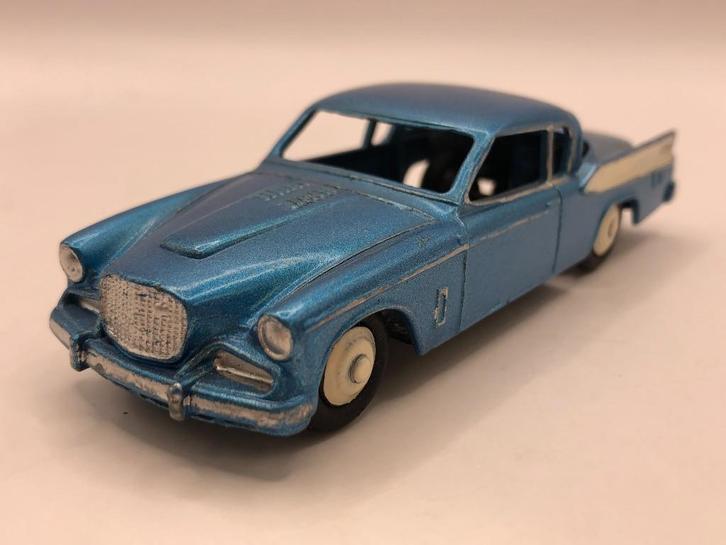 Dinky Toys 169 Studebaker Golden Hawk blauw- REPAINT- M18, Hobby en Vrije tijd, Modelauto's | 1:43, Gebruikt, Auto, Dinky Toys