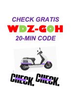 Gratis 20 minuten promo code: WDZ-GOH voor Check scooter