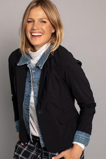 Studio Anneloes Isa Jeans Combi Jacket L beschikbaar voor biedingen