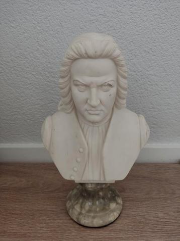 Borstbeeld buste van componist Bach beschikbaar voor biedingen