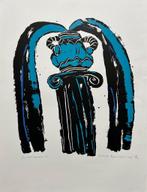 Zeefdruk Rix Wierenga, Antiek en Kunst, Kunst | Litho's en Zeefdrukken, Verzenden