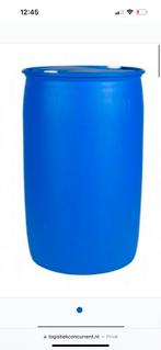 Blauw vat 200 liter regenton, Tuin en Terras, Kunststof, Gebruikt, Ophalen of Verzenden, 150 liter of meer